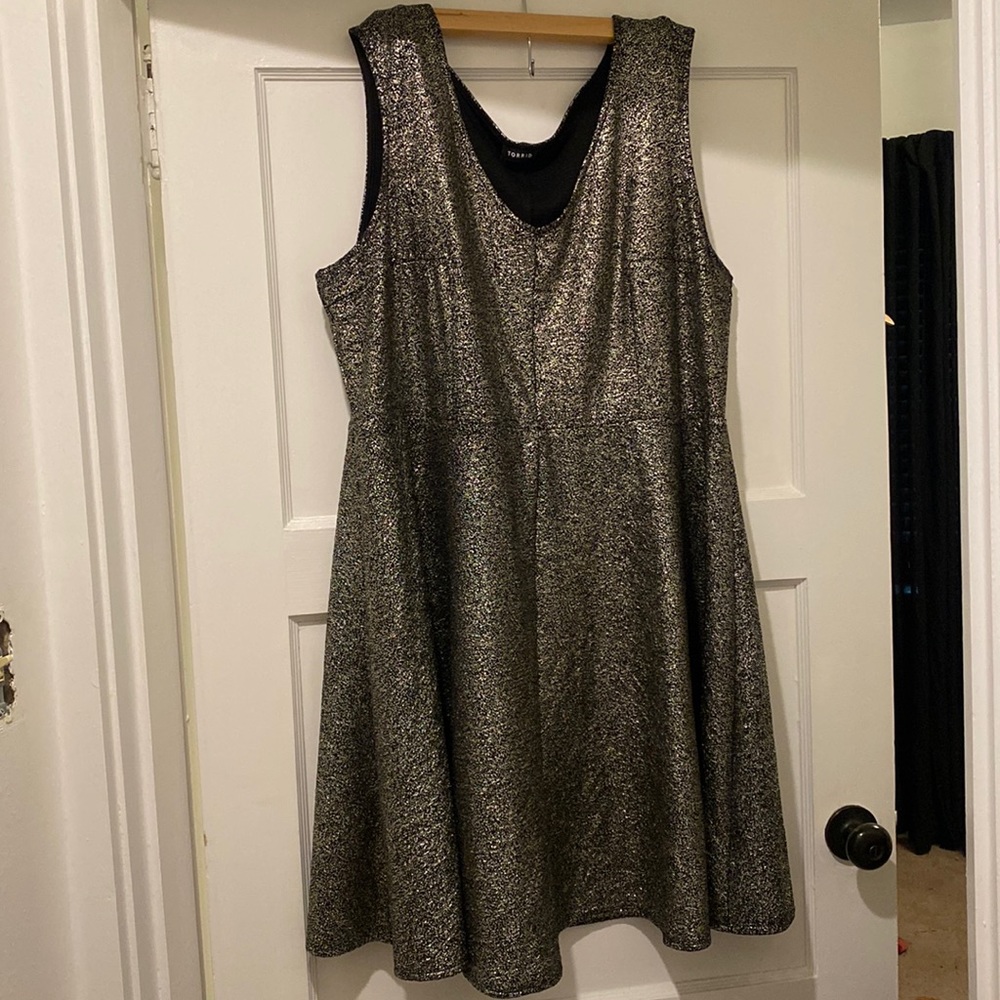 Torrid sparkle skater dress sz 3